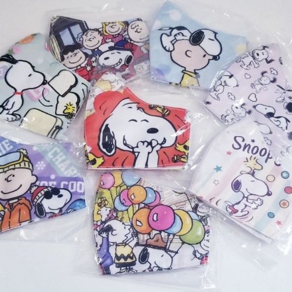 3x custom PEANUTS Snoopy MEGA MIX FACE MASK cover - Picture 14 of 14